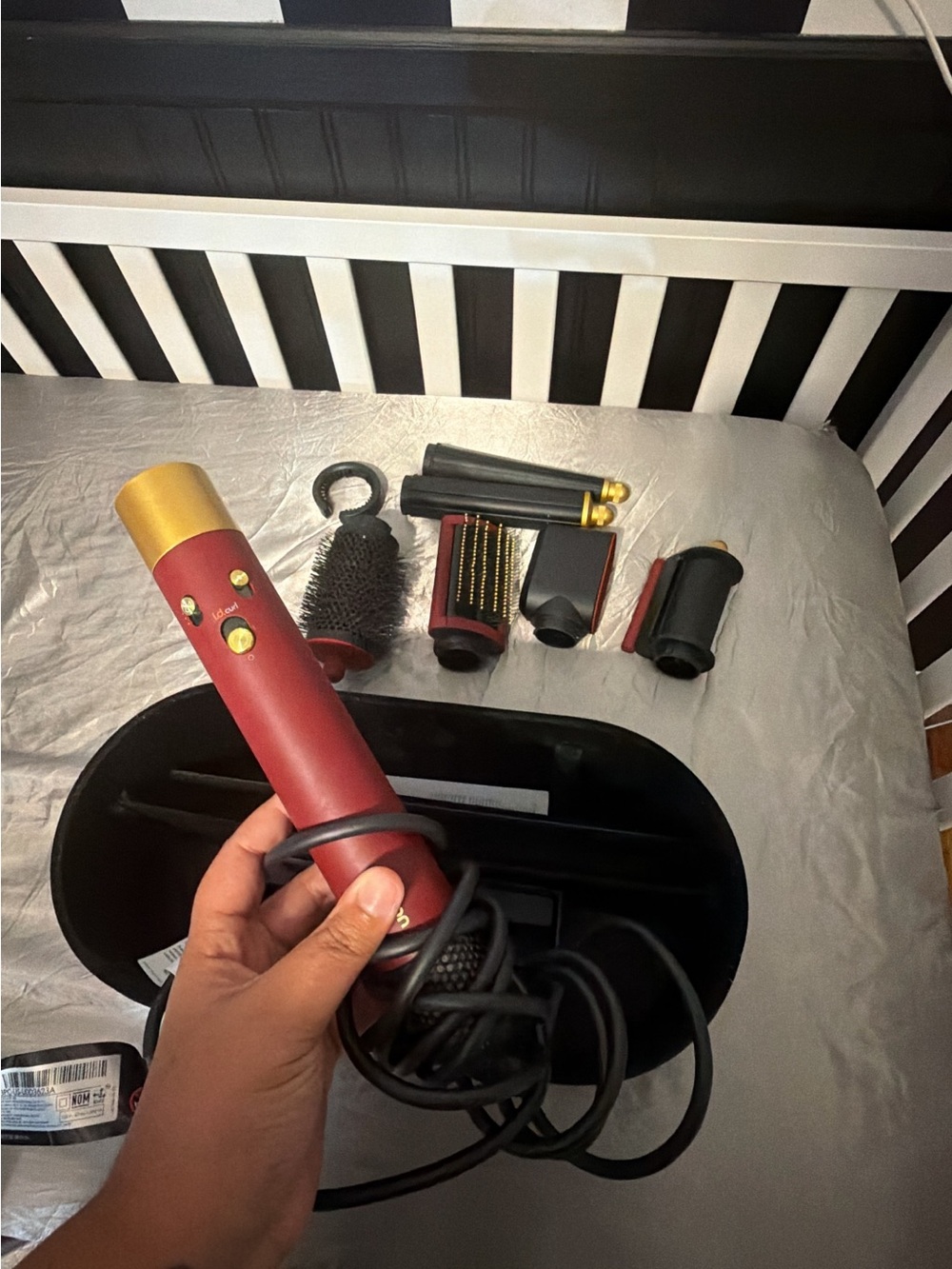 Dyson Hair Styling Set in Red and Gold